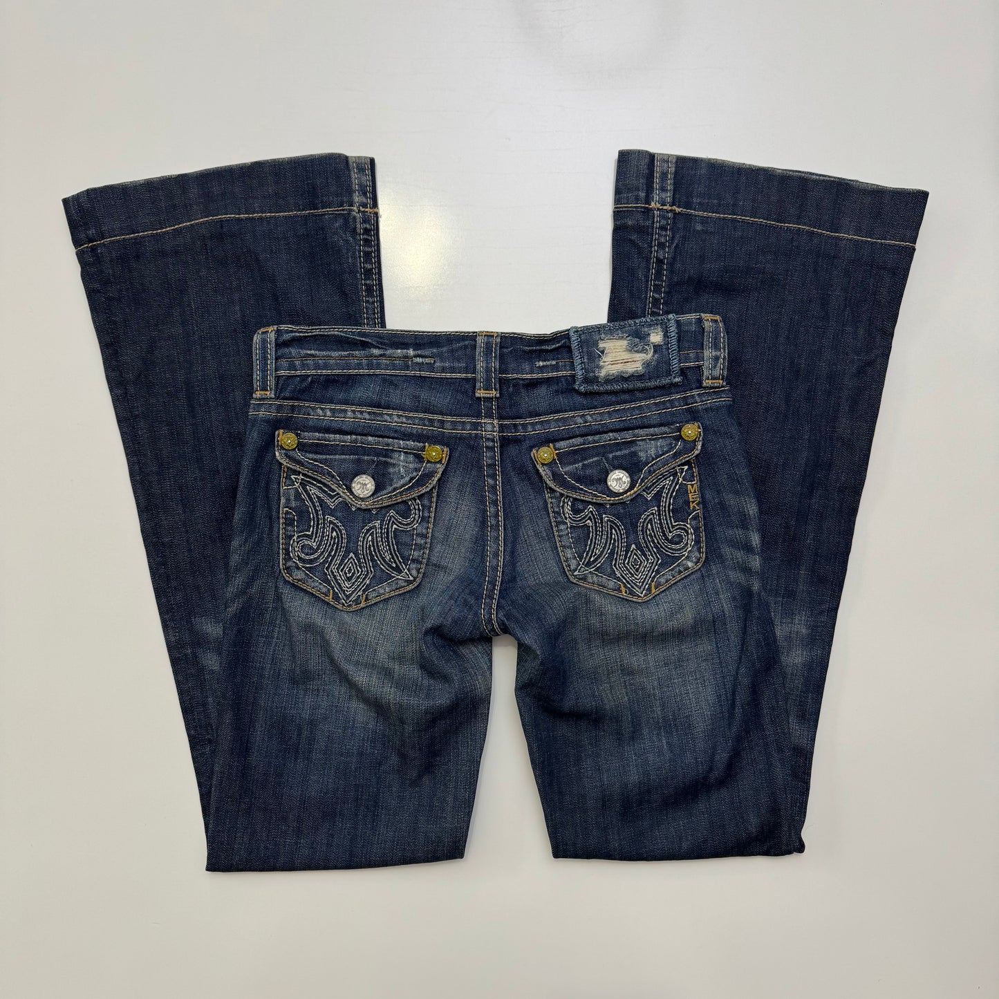 Low Rise Flare Jeans