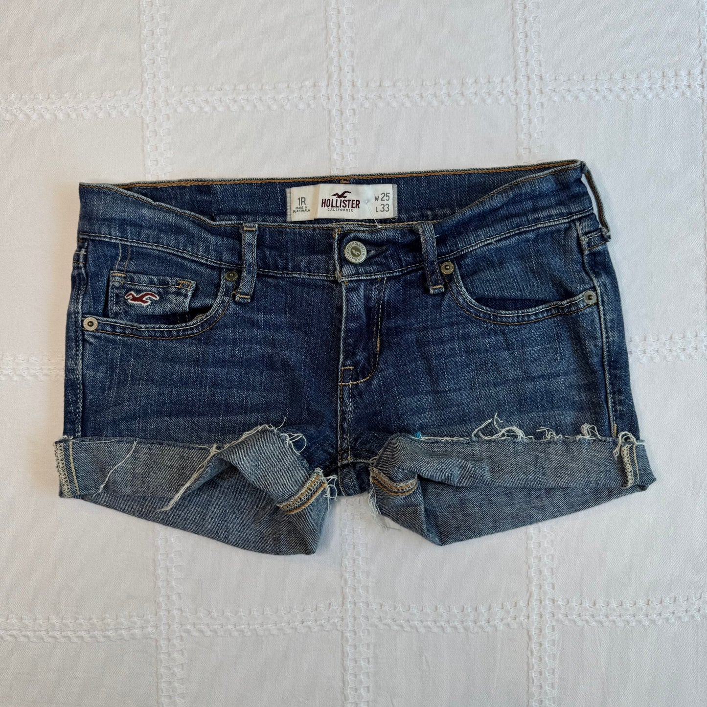 Hollister Low Rise Denim Shorts
