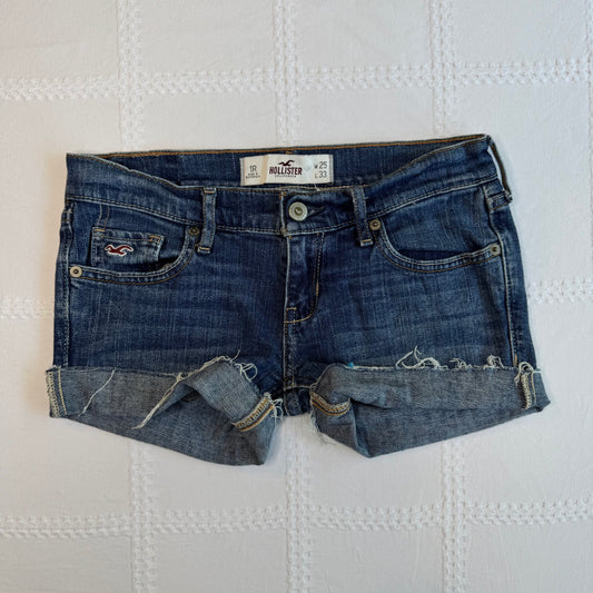Hollister Low Rise Denim Shorts