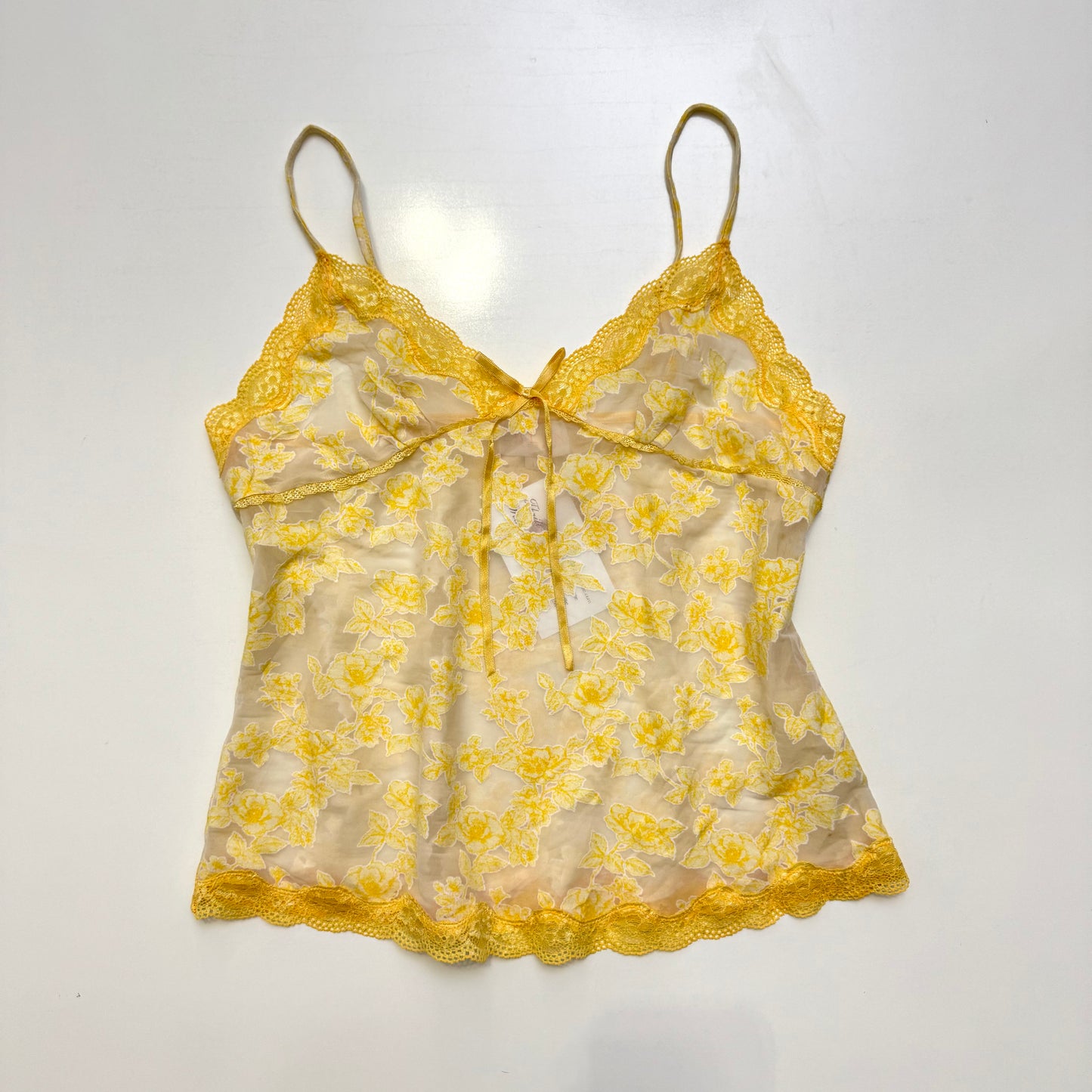Yellow Lace Cami