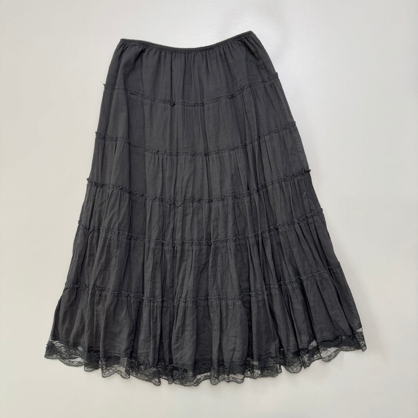 Grey Maxi Skirt