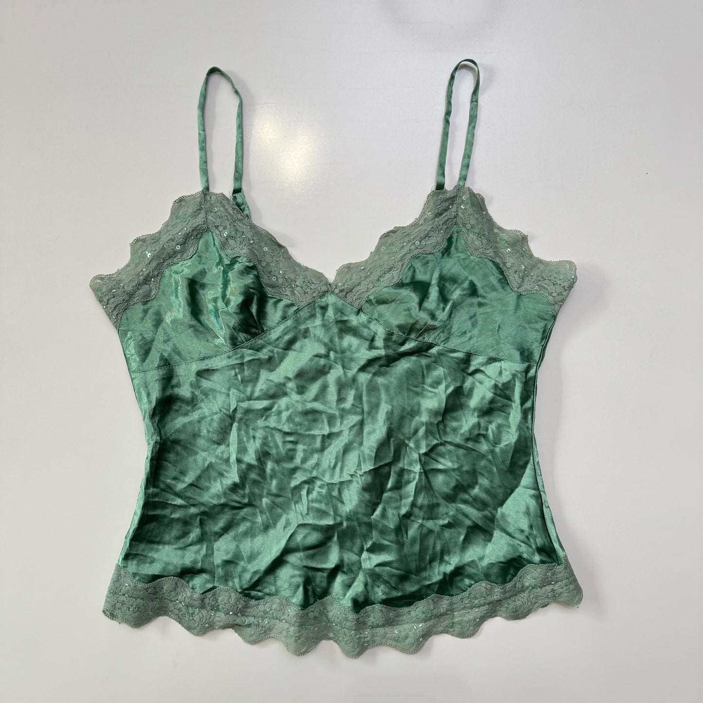 Green Babydoll Cami
