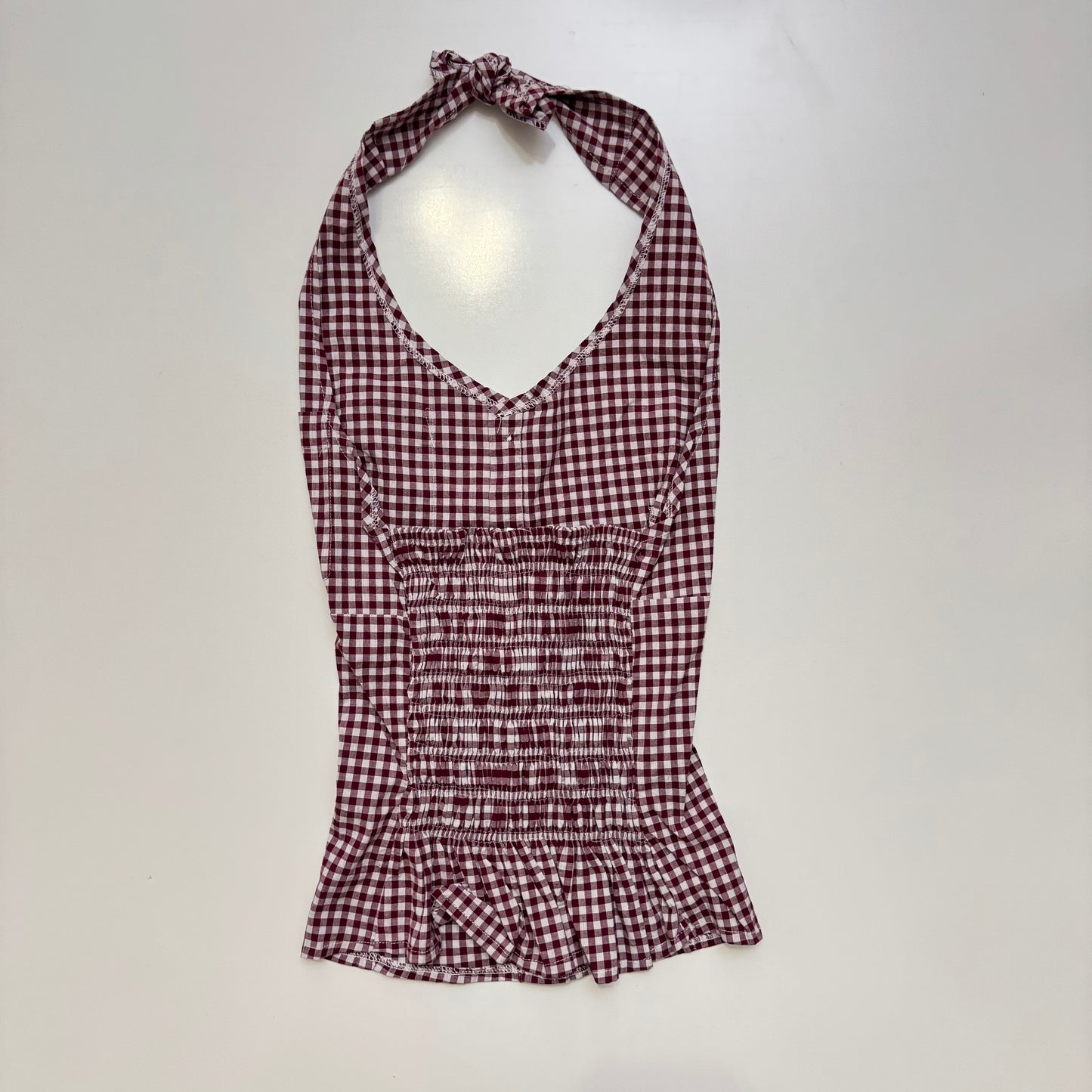 Red Gingham Halter