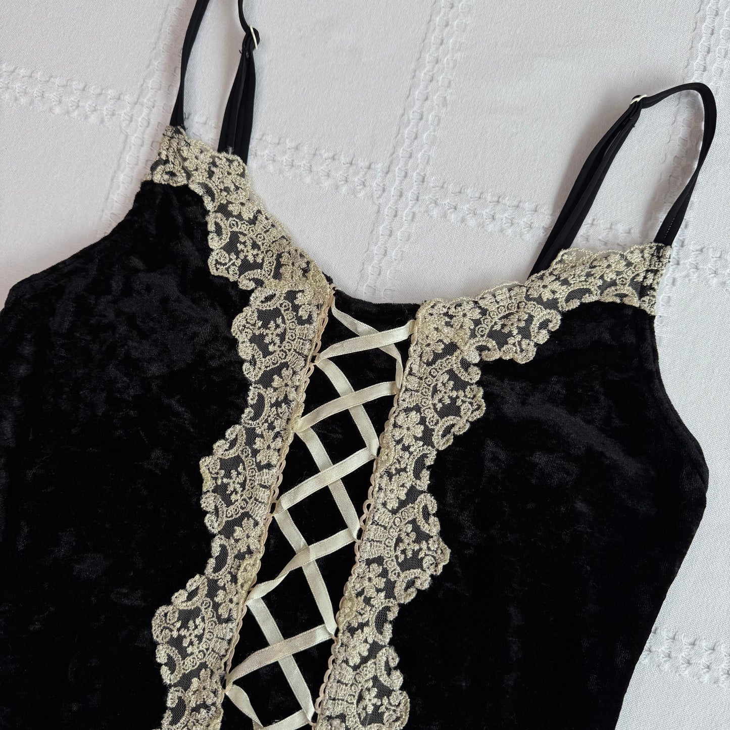 Lace Velour Cami