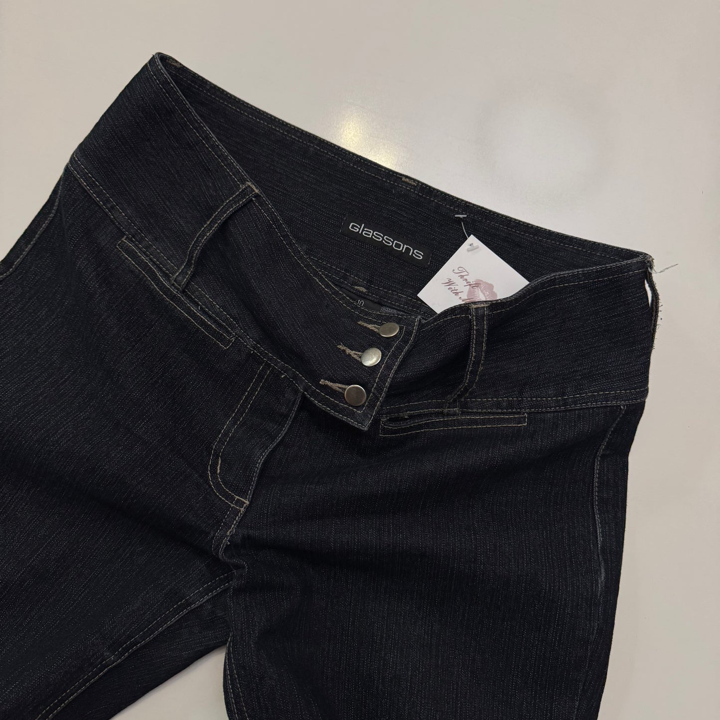 Low Rise Flare Jeans