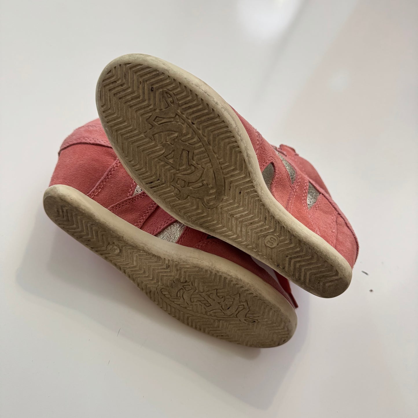 Pink Sneaker Wedges