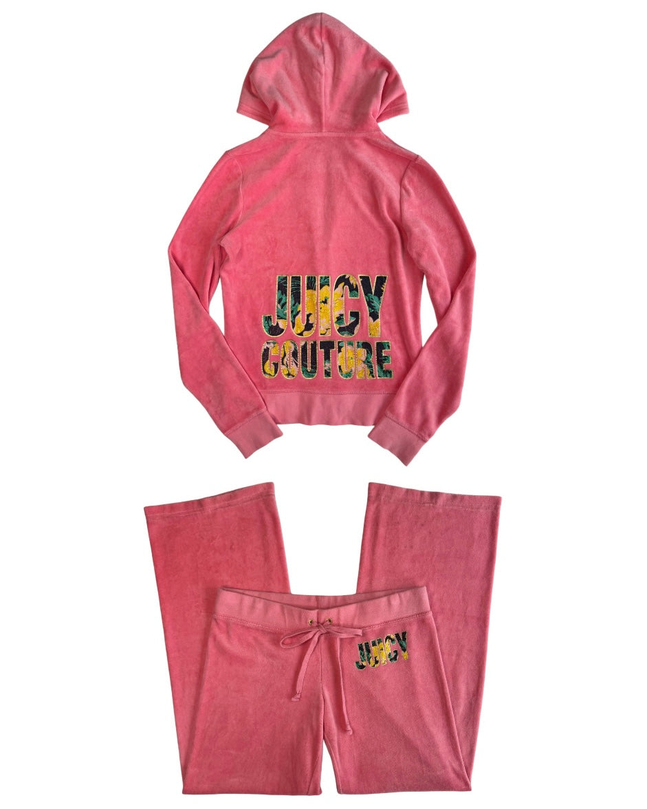 Juicy Couture Coral Pink Tracksuit