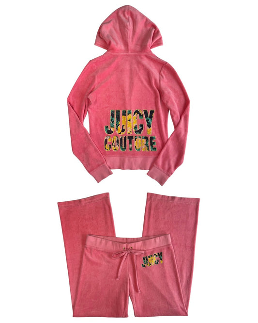 Juicy Couture Coral Pink Tracksuit
