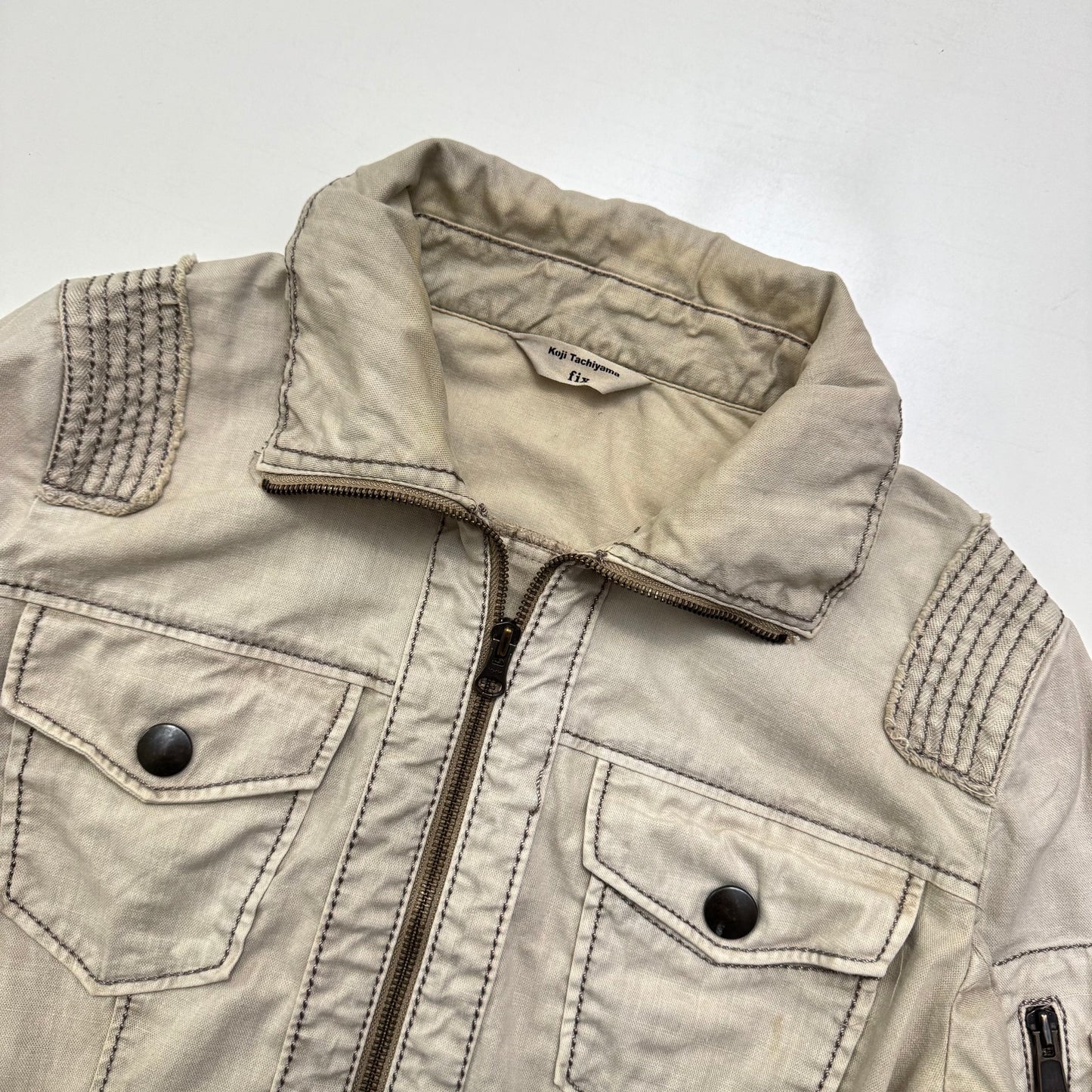 Beige Utility Jacket