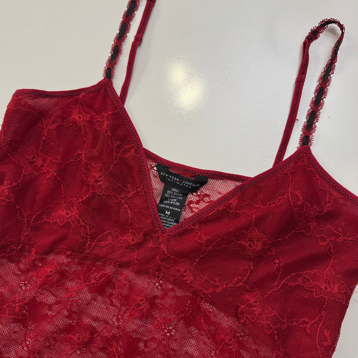 Red Lace Cami