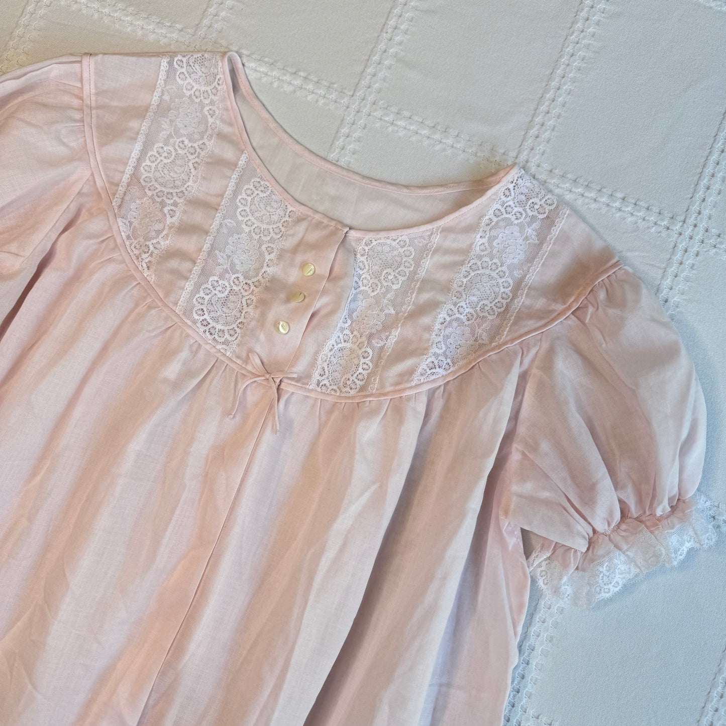 Dainty Pink Puff Sleeve Blouse
