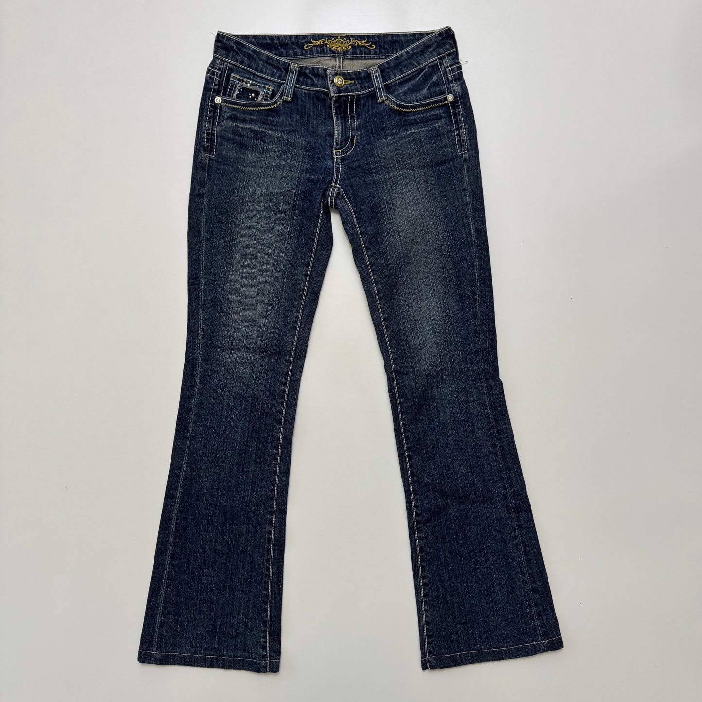 Low Rise Flare Jeans