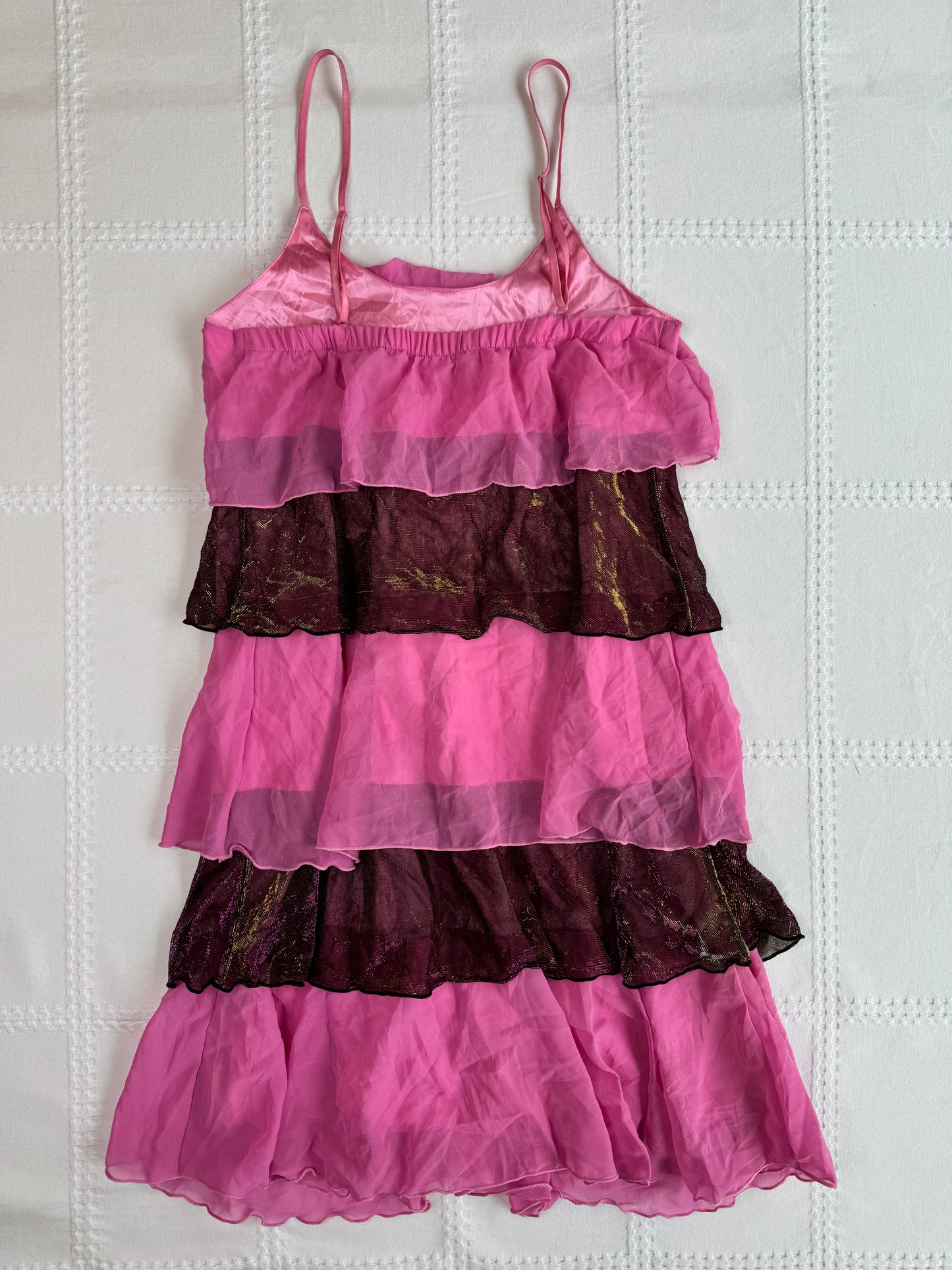 Tiered Ruffle Mini Dress