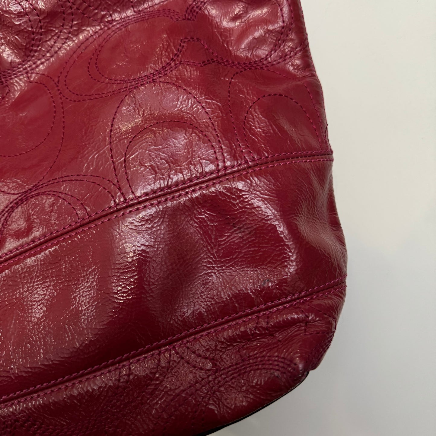 Red Coach Bag