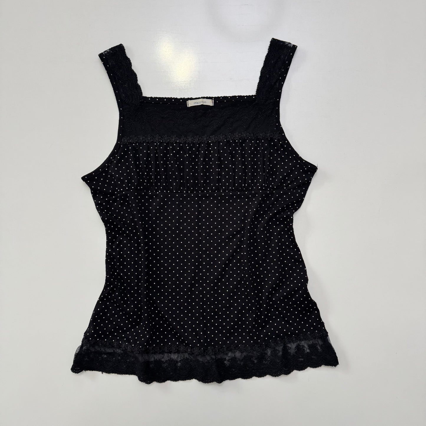 Polka Dot Babydoll Top