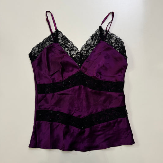 Purple Lace Trim Cami