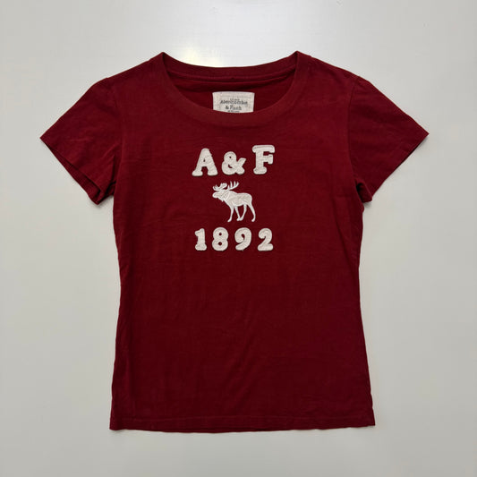 Abercrombie Red Baby Tee