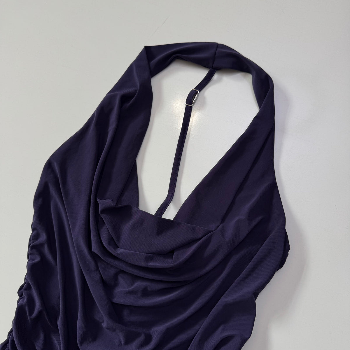 Purple Cowl Neck Cami