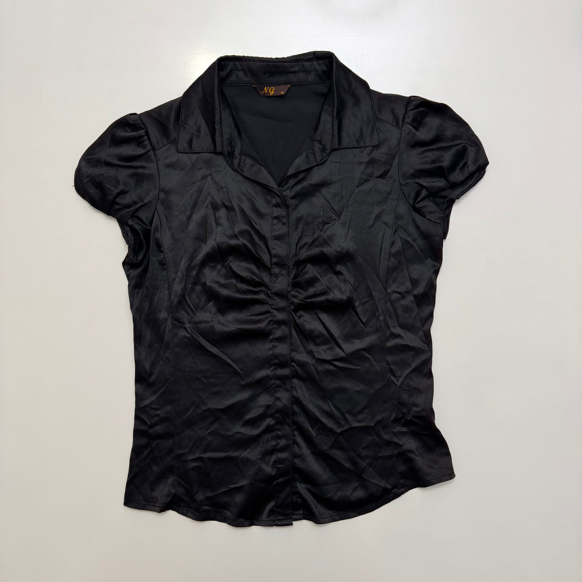 Black Button Up Blouse
