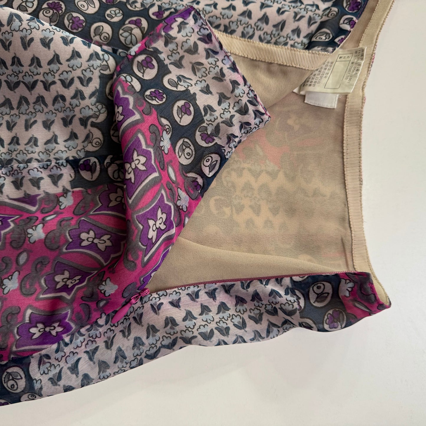 Patchwork Midi Skirt