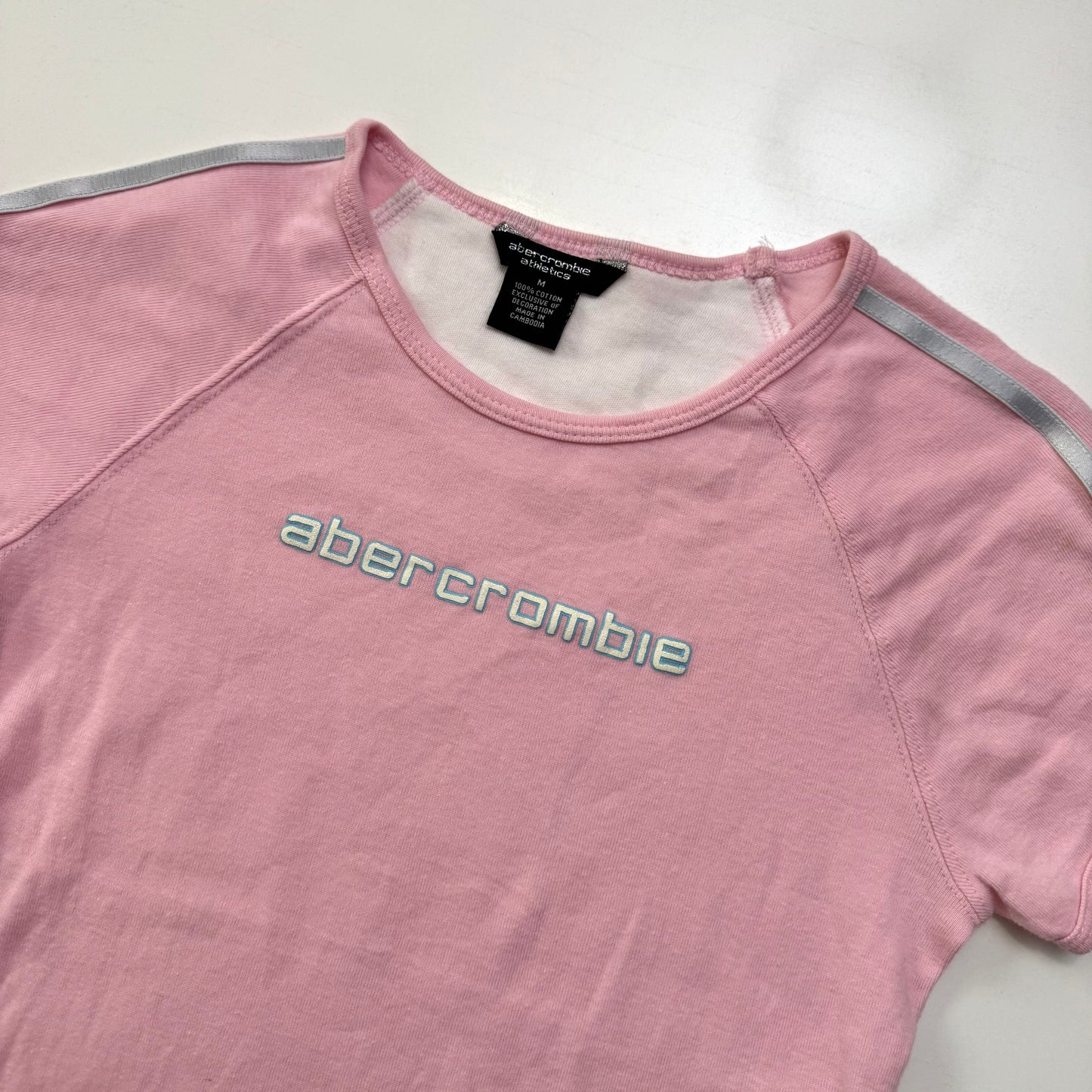 Pink Abercrombie Baby Tee