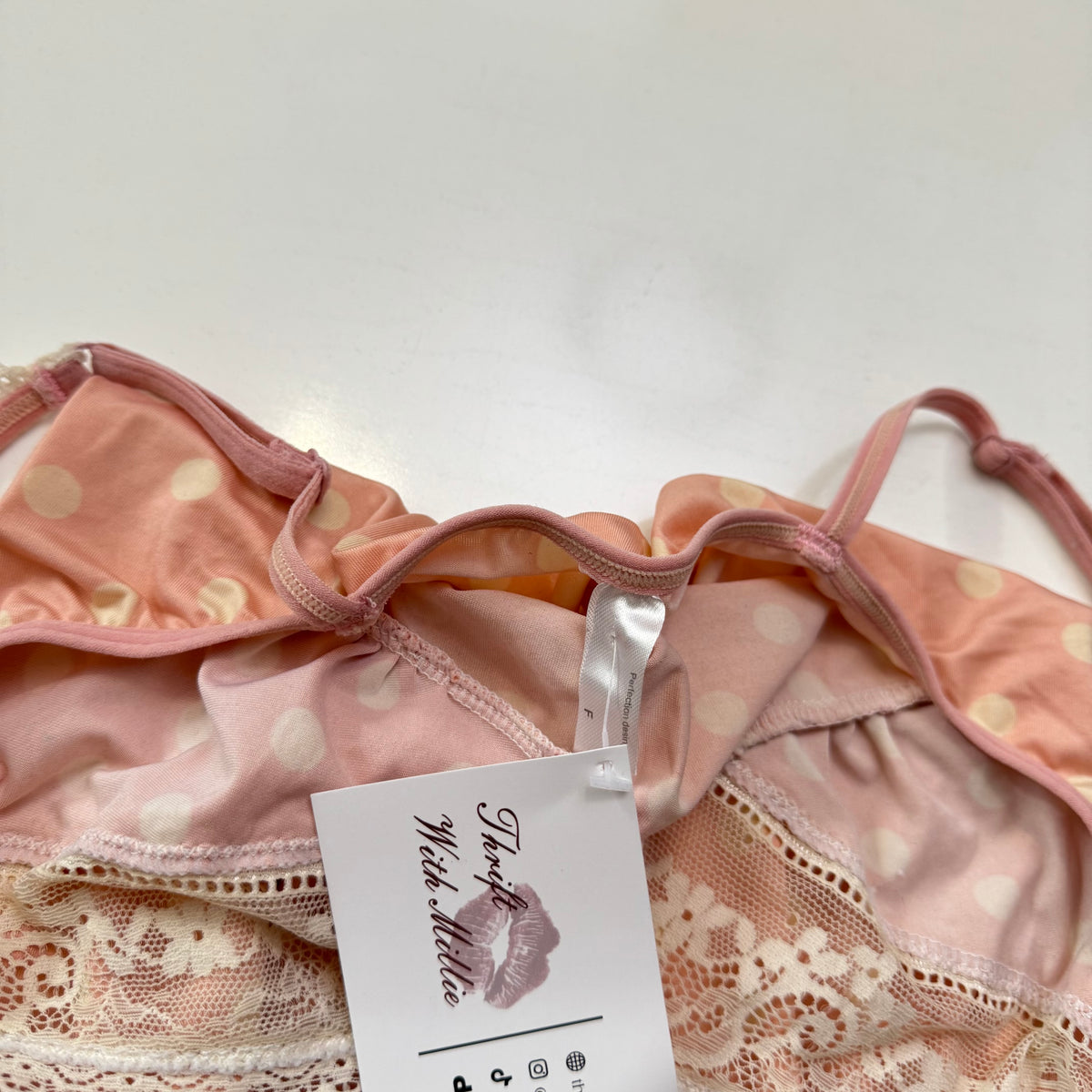 Pink Polka Dot Cami