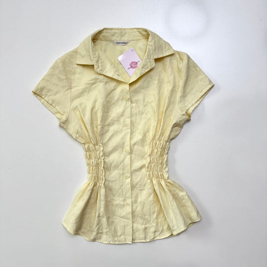 Yellow Cinched Shirt
