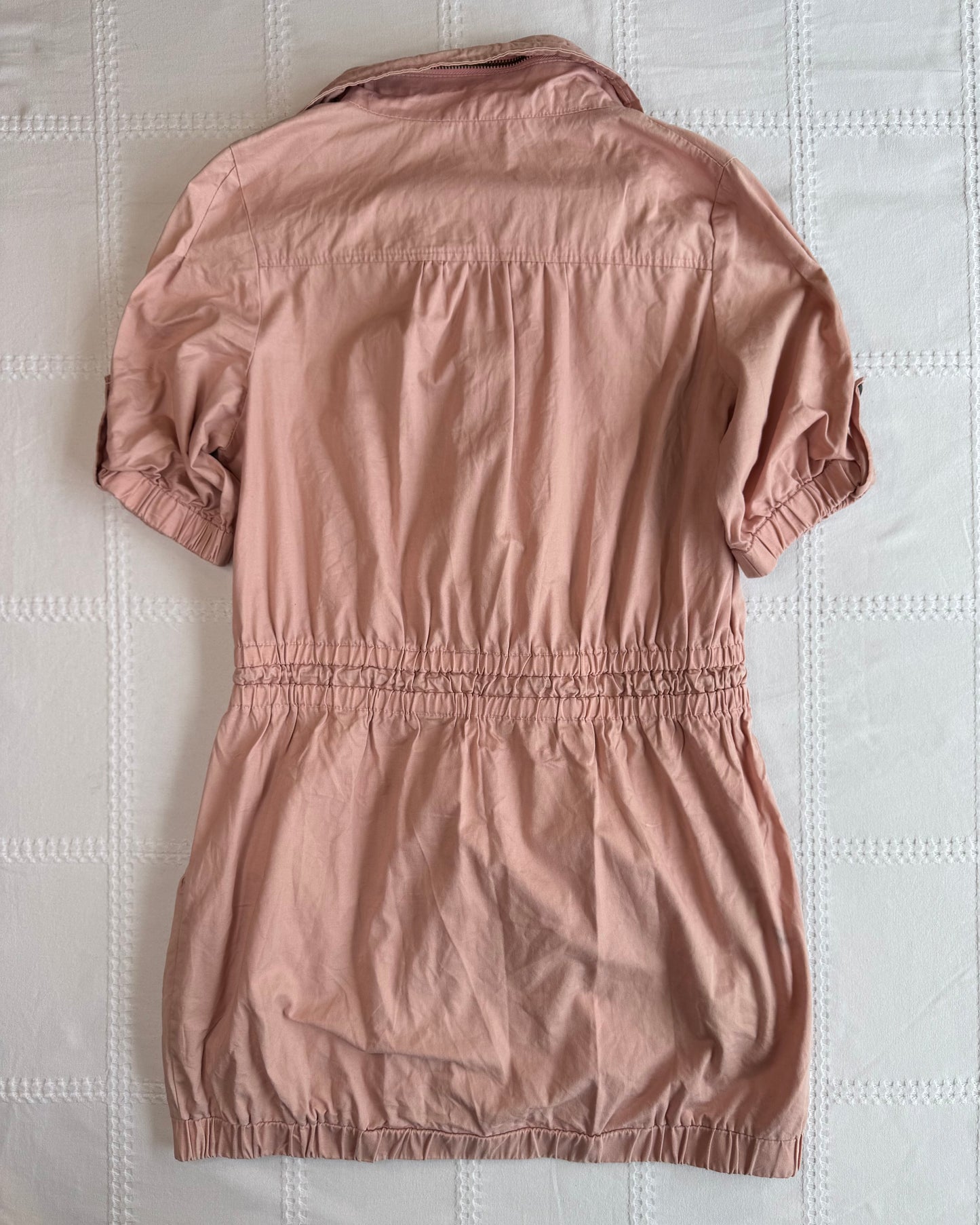 Pink Cargo Mini Dress