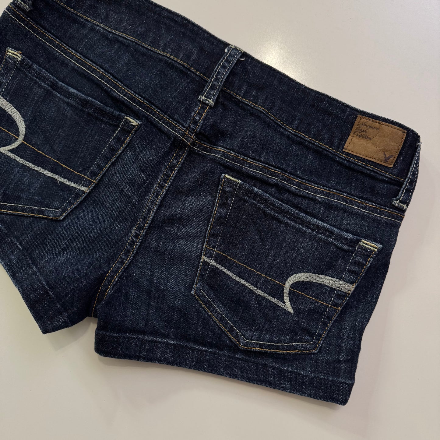 American Eagle Low Rise Denim Mini Shorts