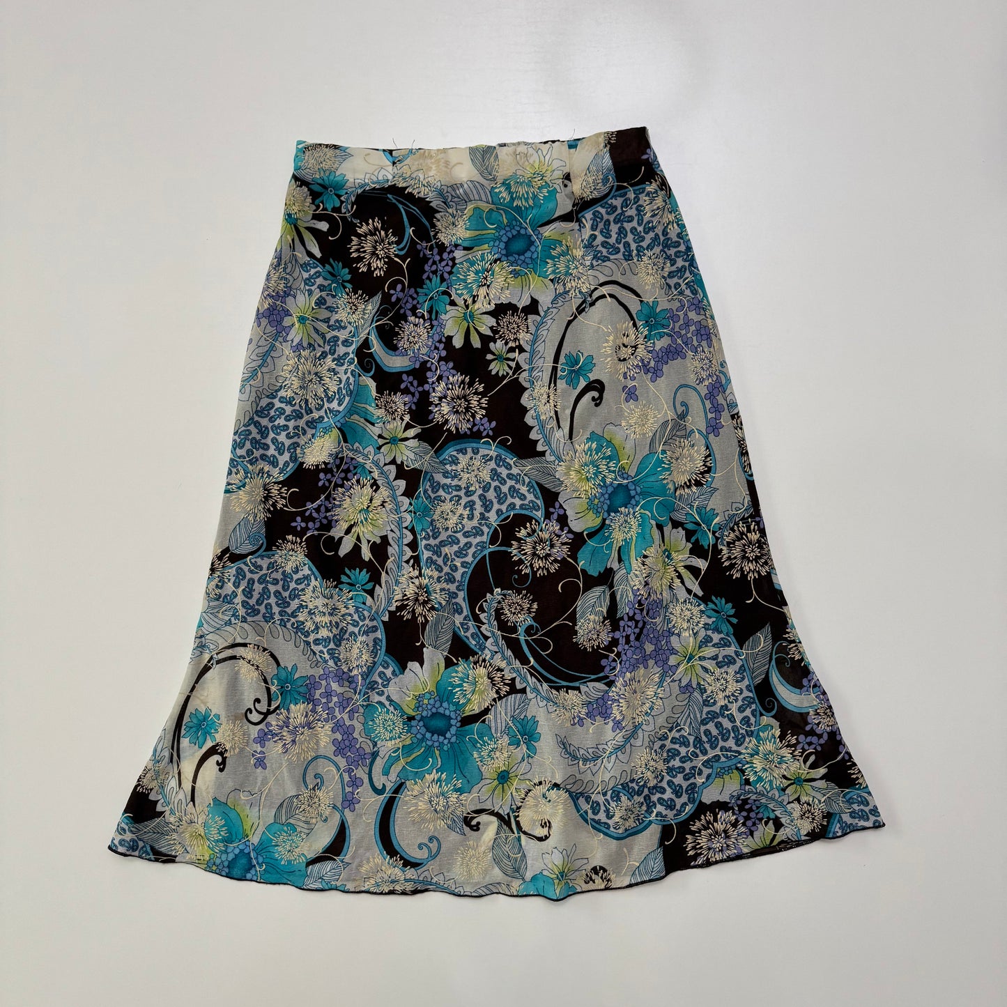 Paisley Midi Skirt