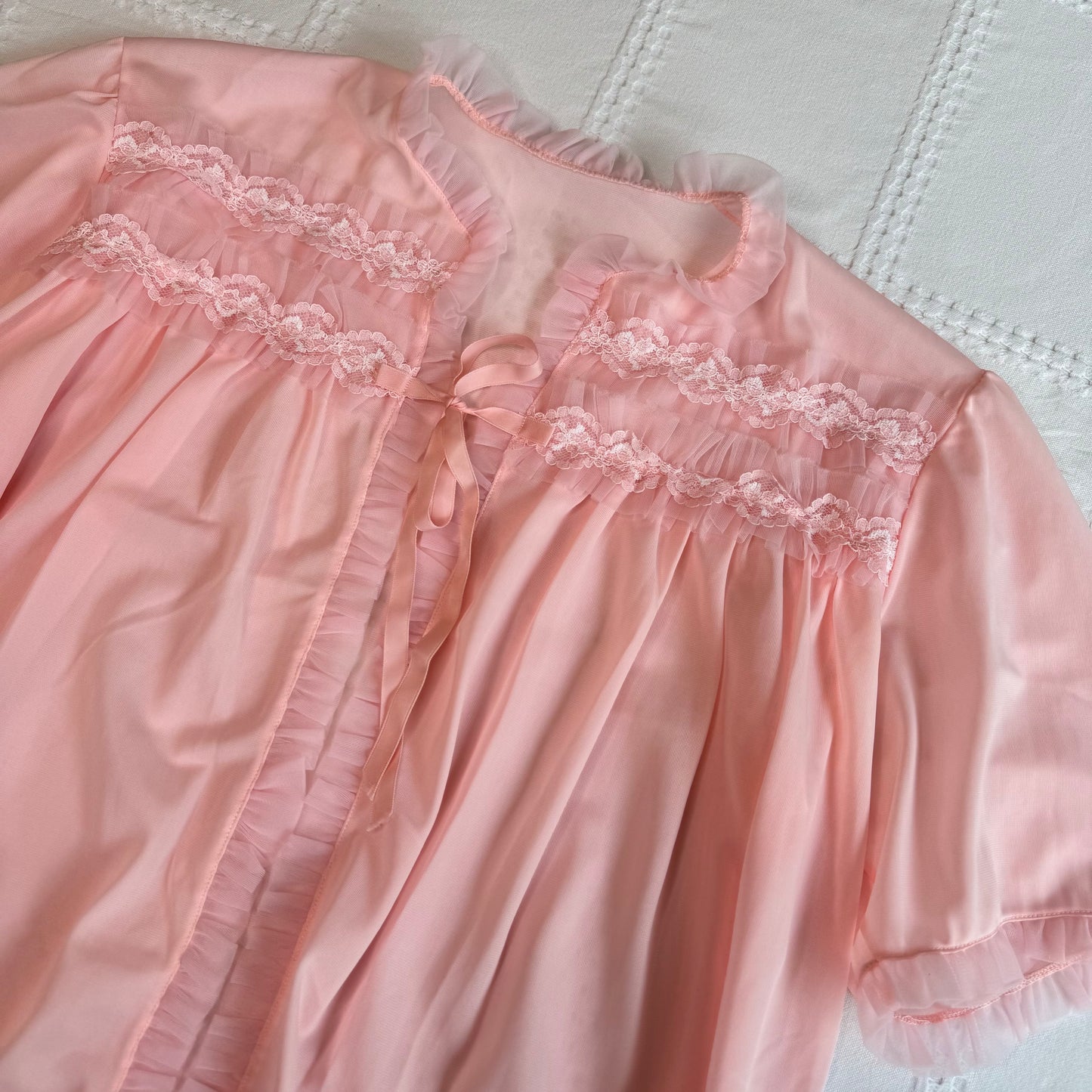 Pink Ruffle Blouse