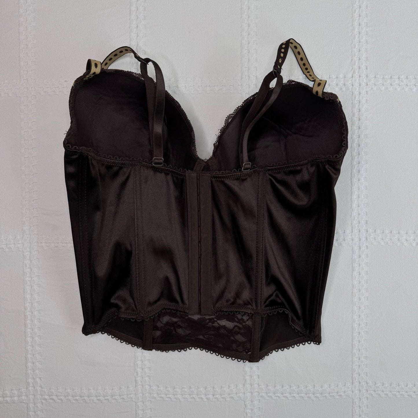 Brown Lace Corset Top