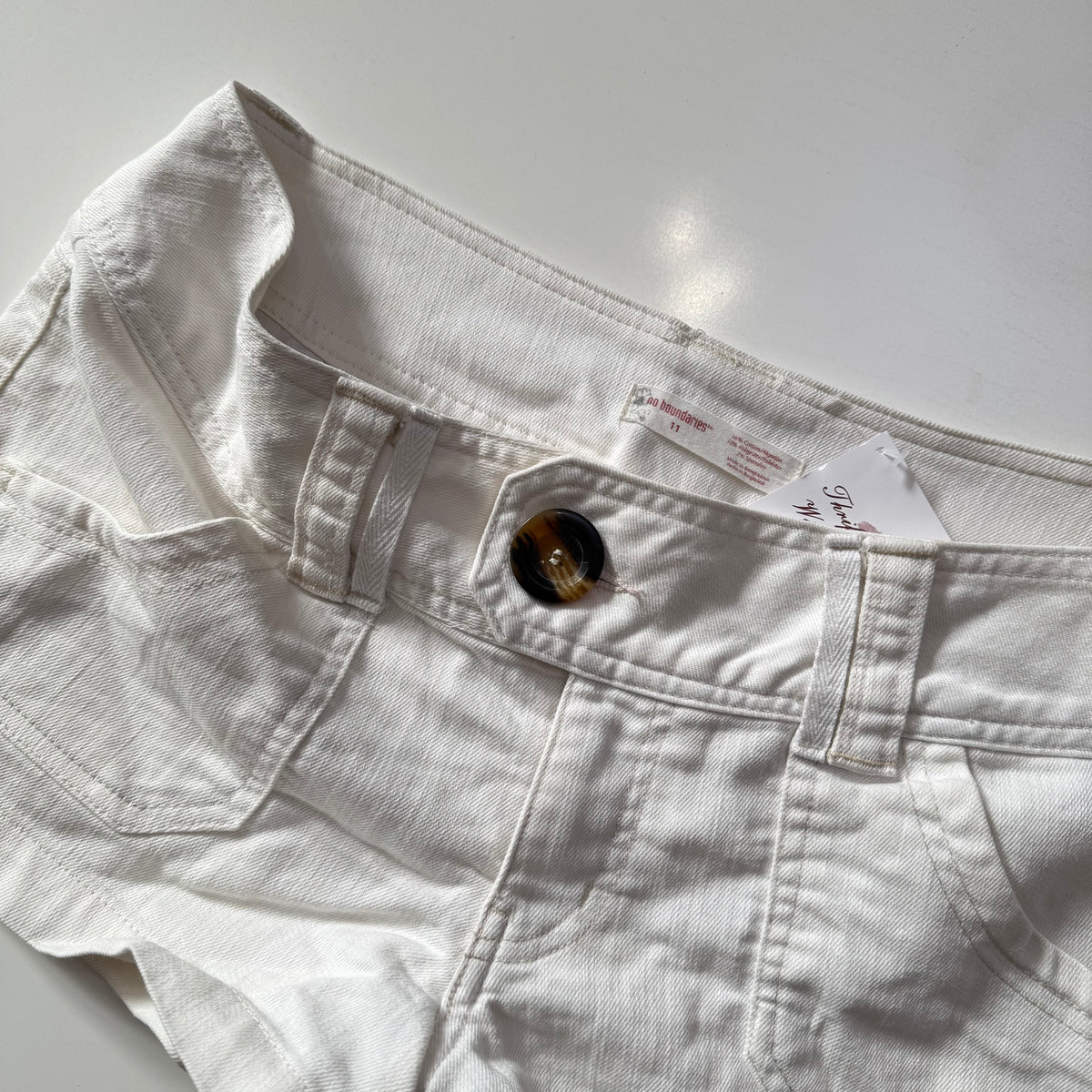 White Mini Shorts