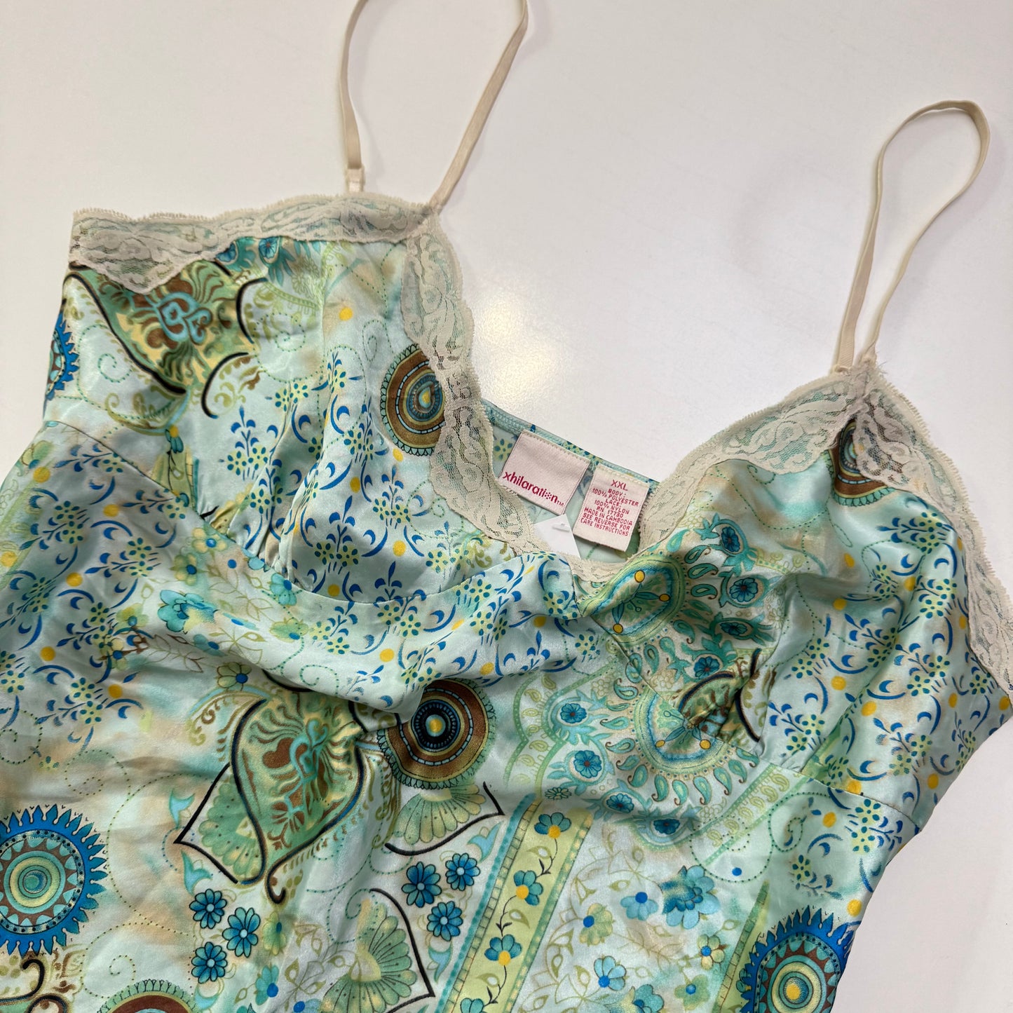 Patterned Babydoll Cami