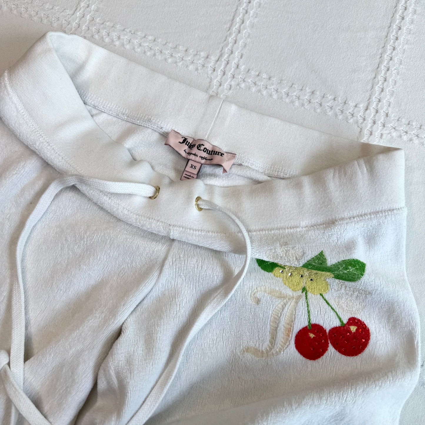 Juicy Couture Cherry Velour Pants