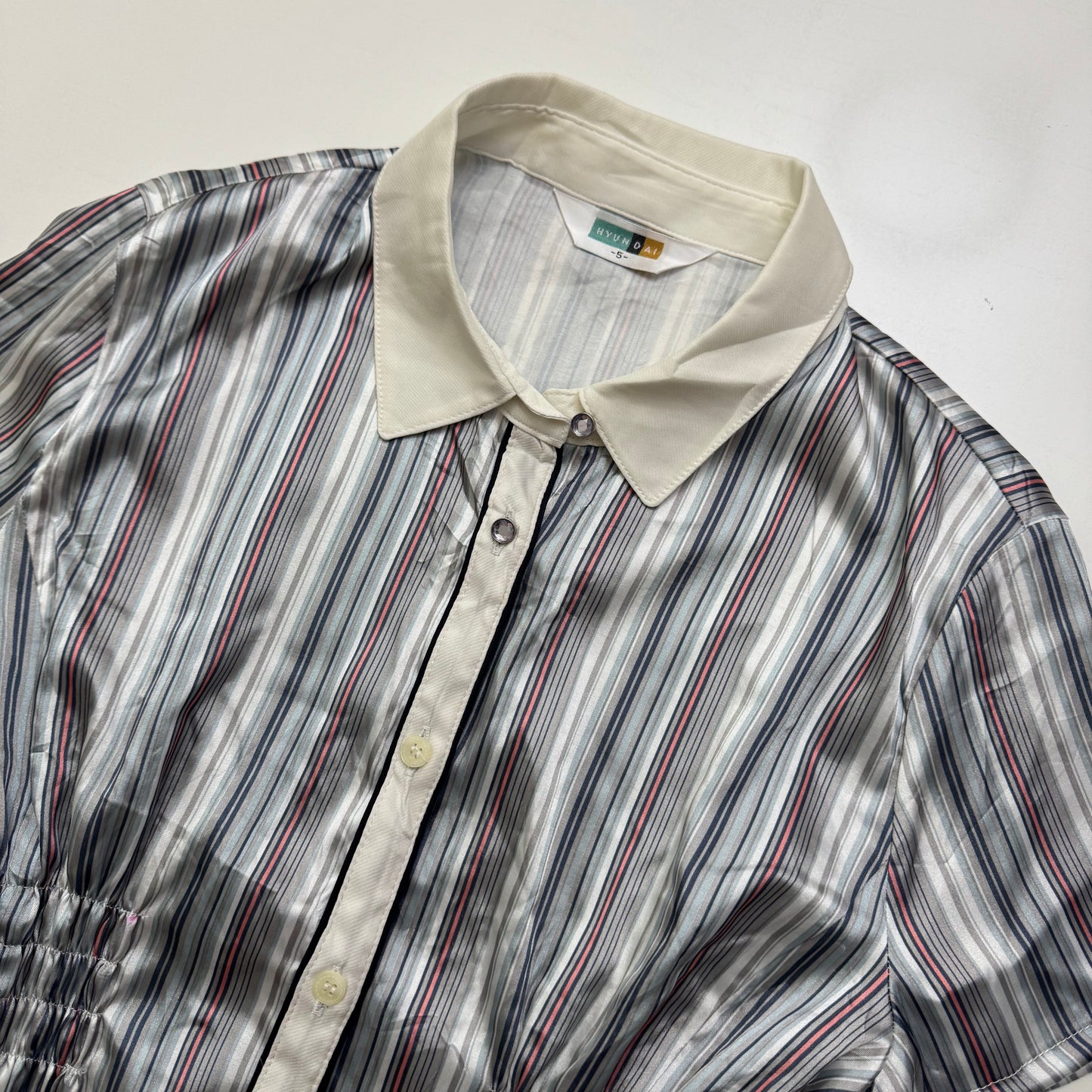 Striped Cinched Blouse