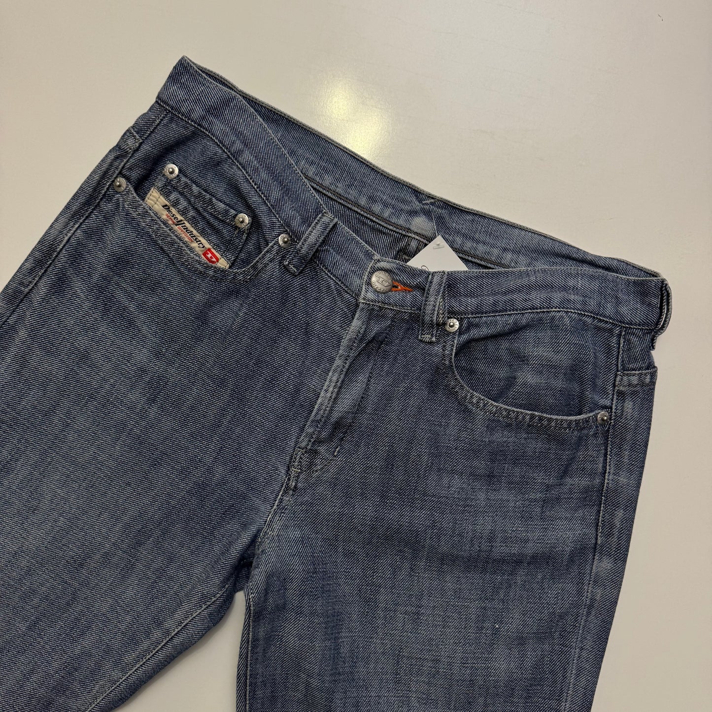 Diesel Low Rise Flare Jeans