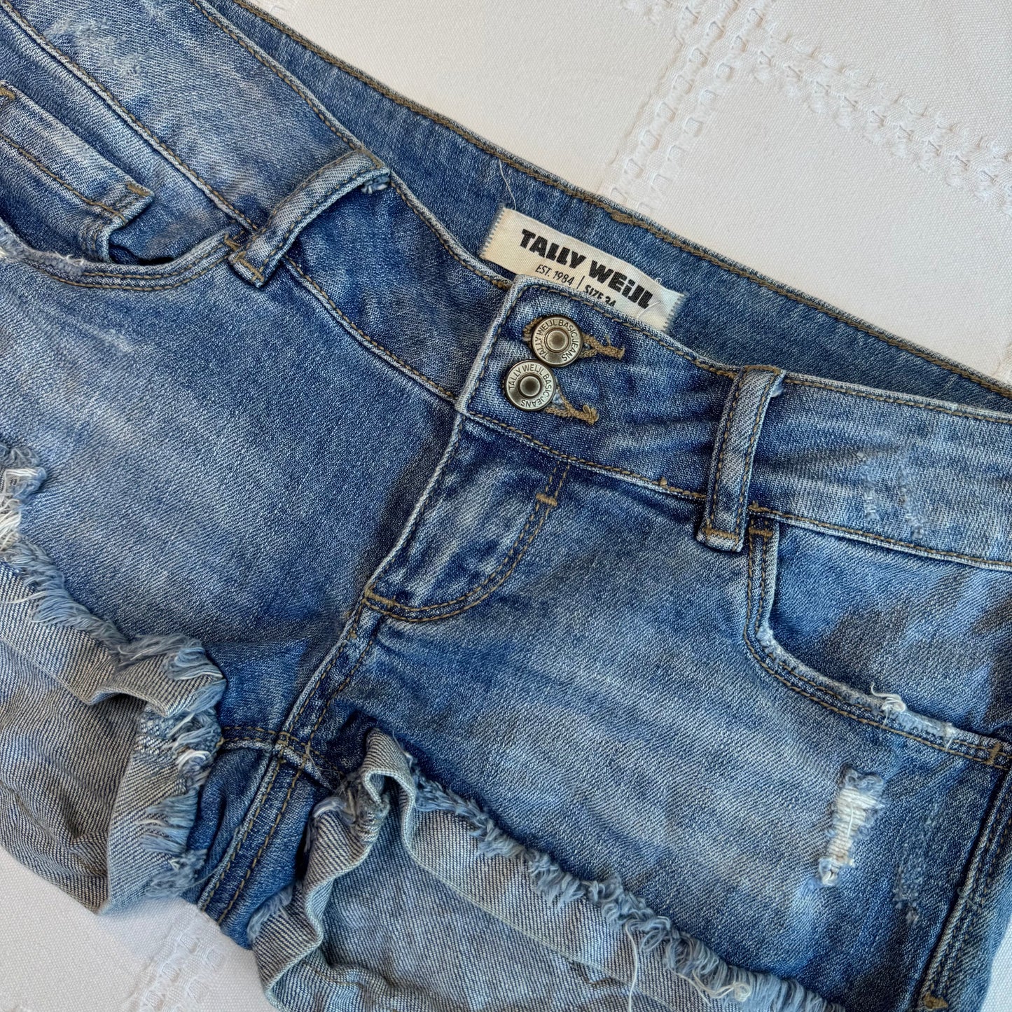 00s Low Rise Denim Shorts