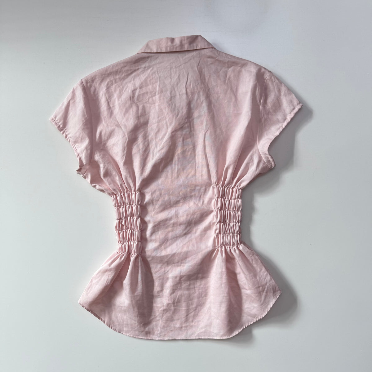 Pink Cinched Shirt