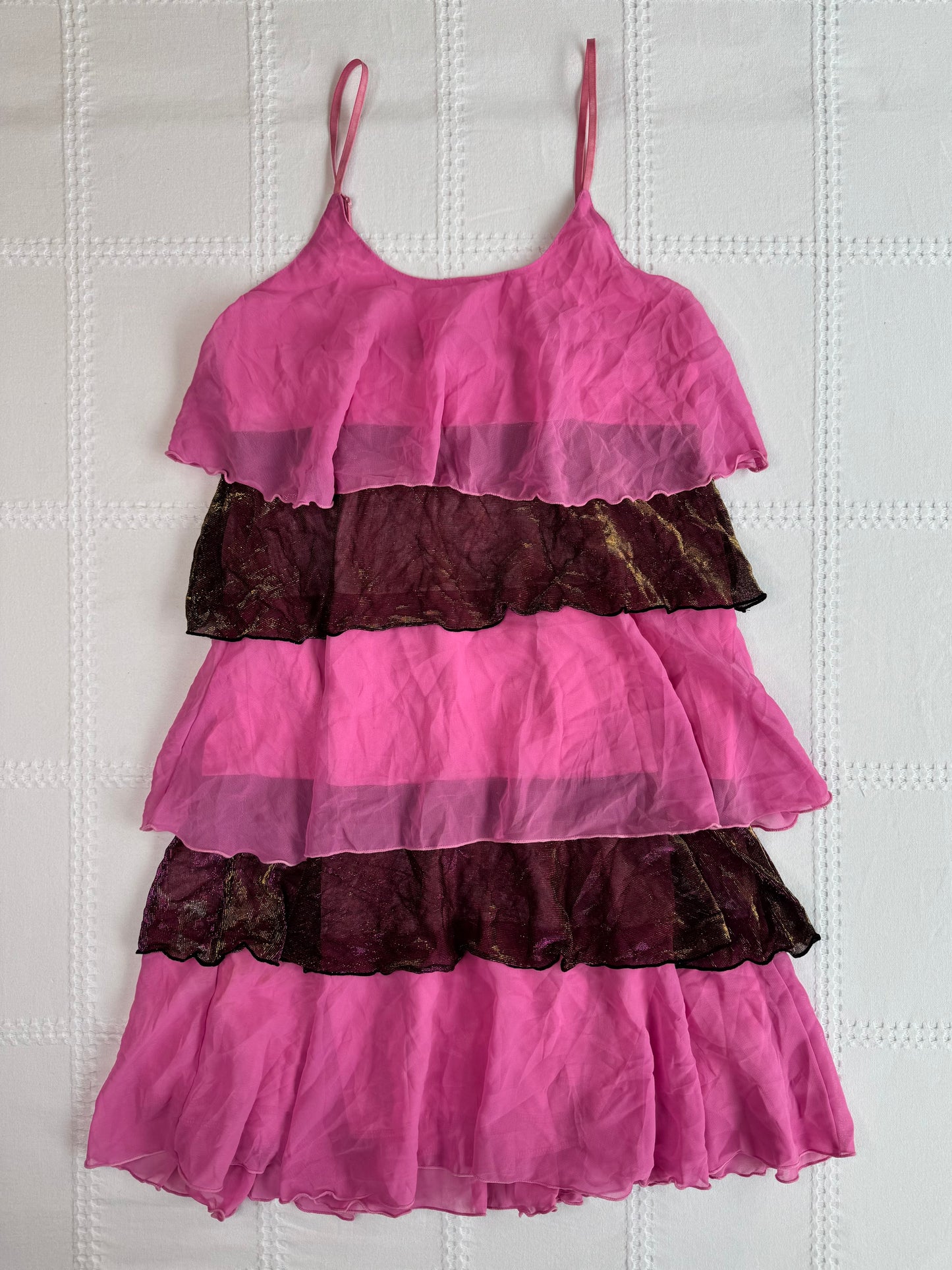 Tiered Ruffle Mini Dress