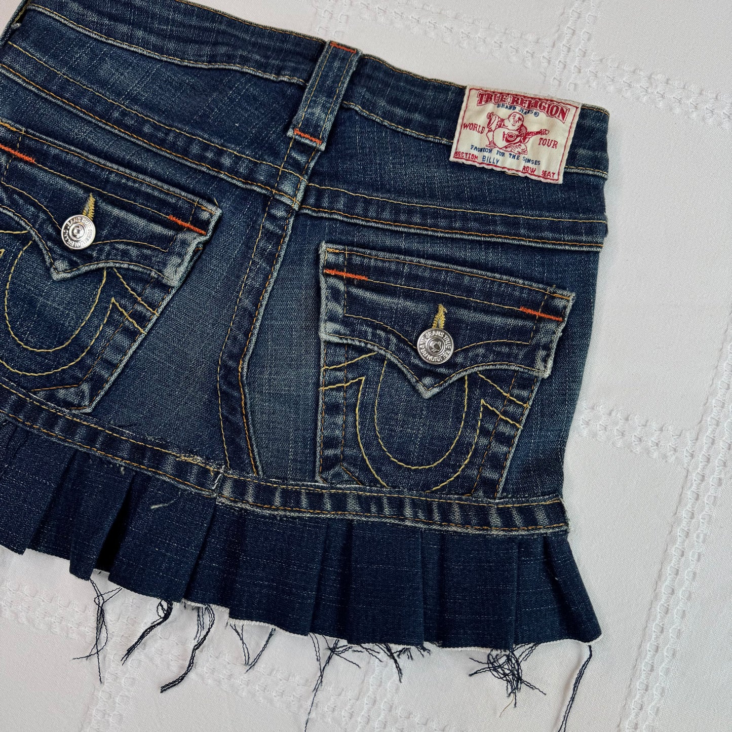 True Religion Denim Pleat Mini