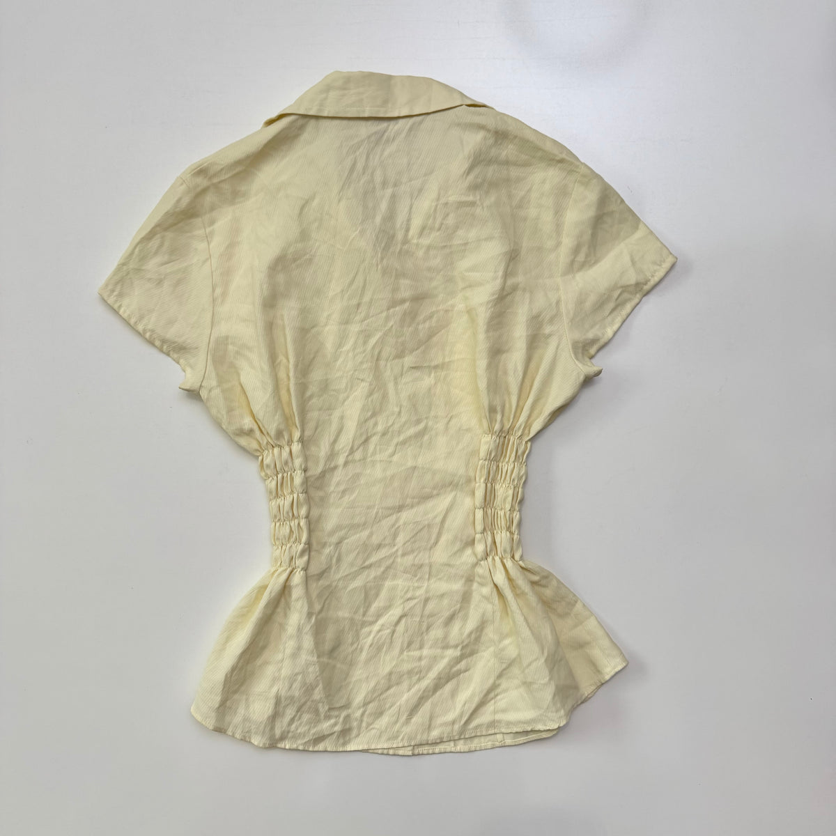 Yellow Cinched Shirt