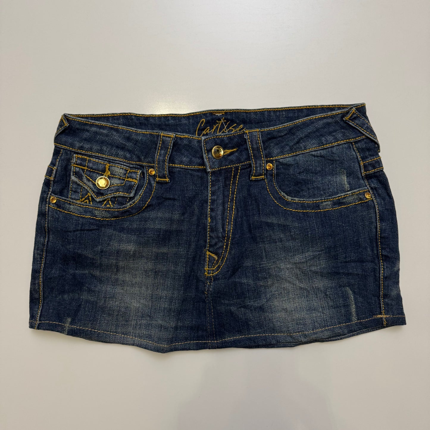 Denim Mini Skirt