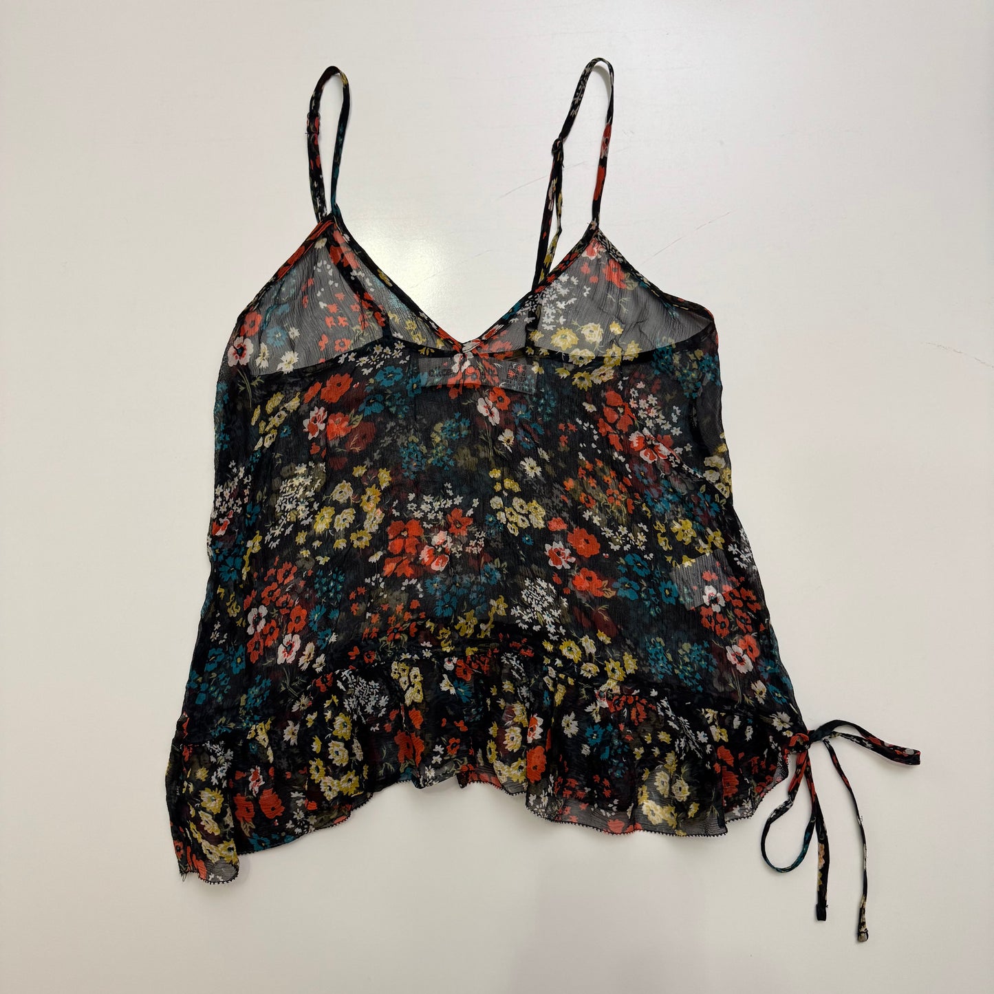 Floral Silk Cami