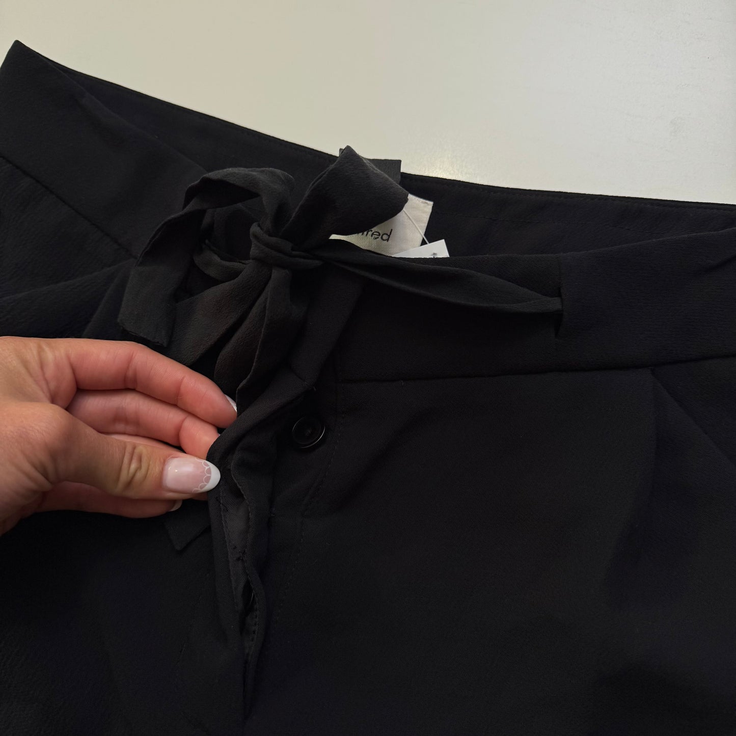 Tailored Black Shorts