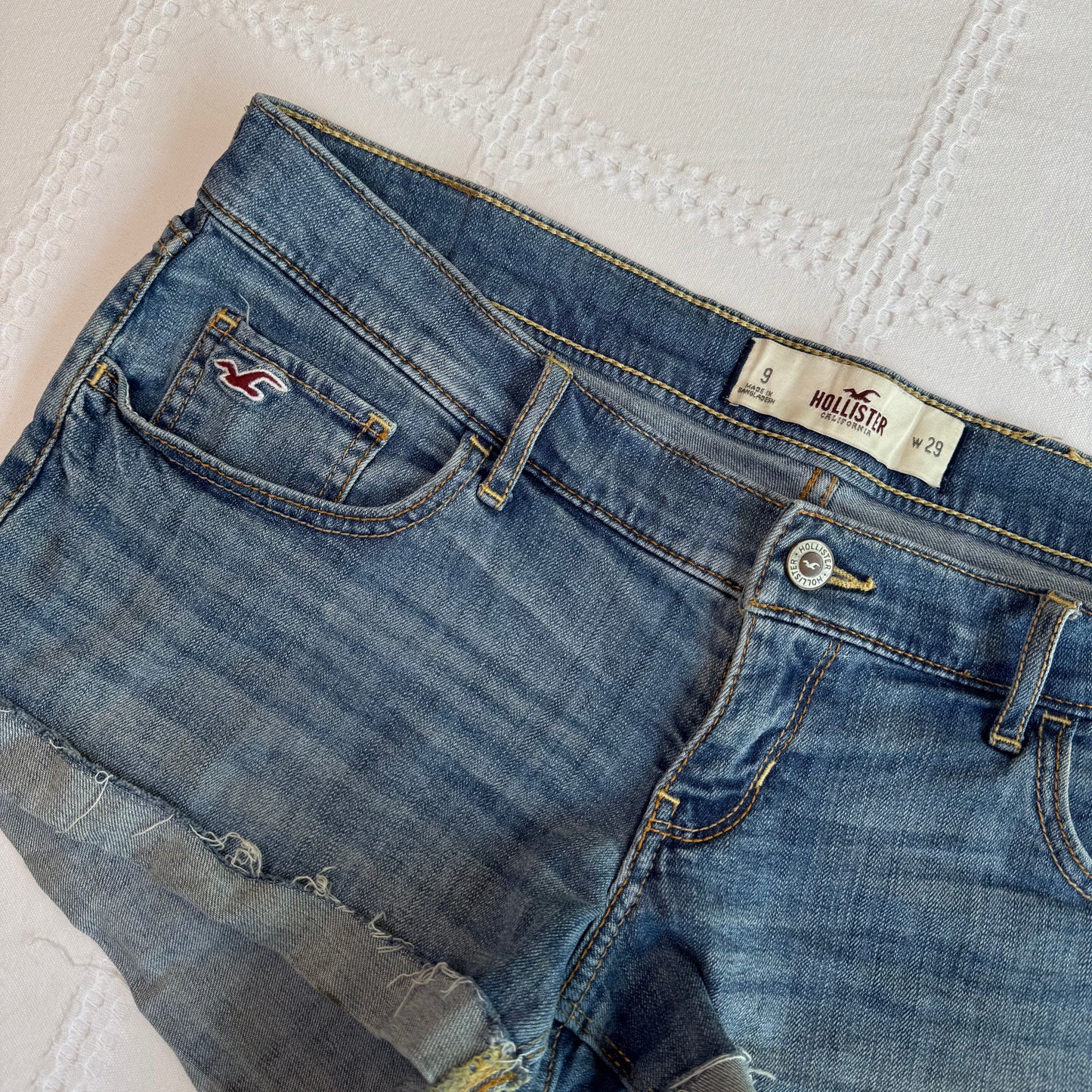 Hollister Low Rise Denim Shorts
