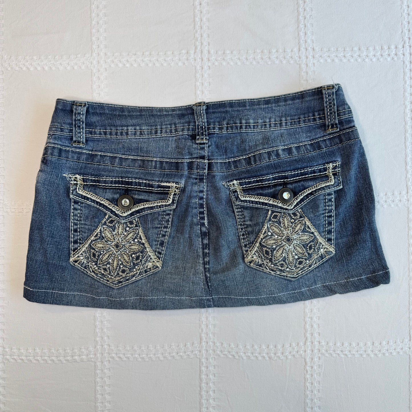 00s Denim Micro Mini Skirt