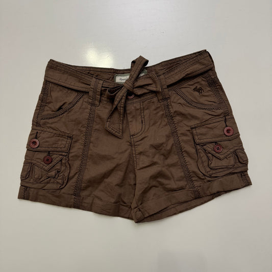 Brown Abercrombie Cargo Shorts