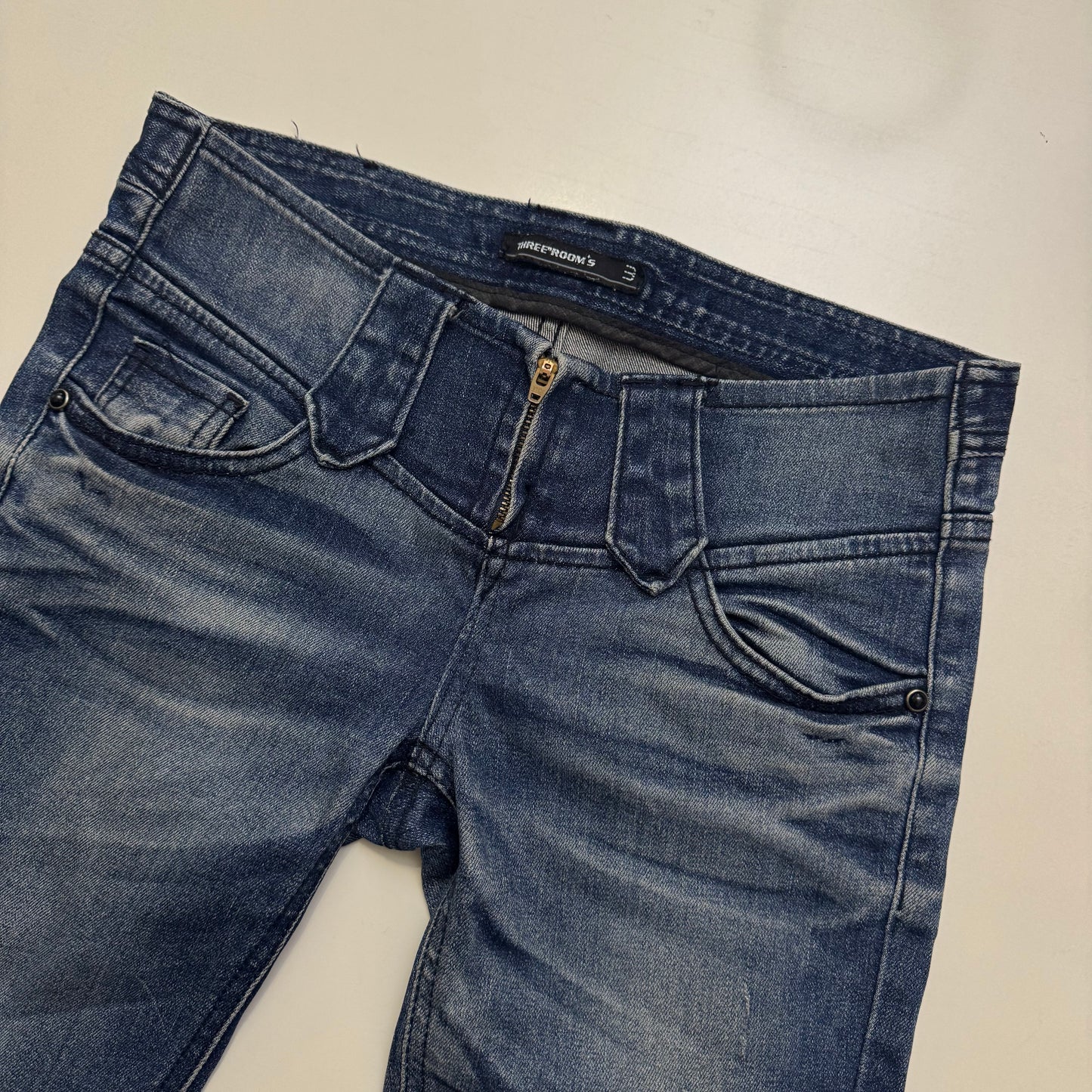 Low Rise Flare Jeans
