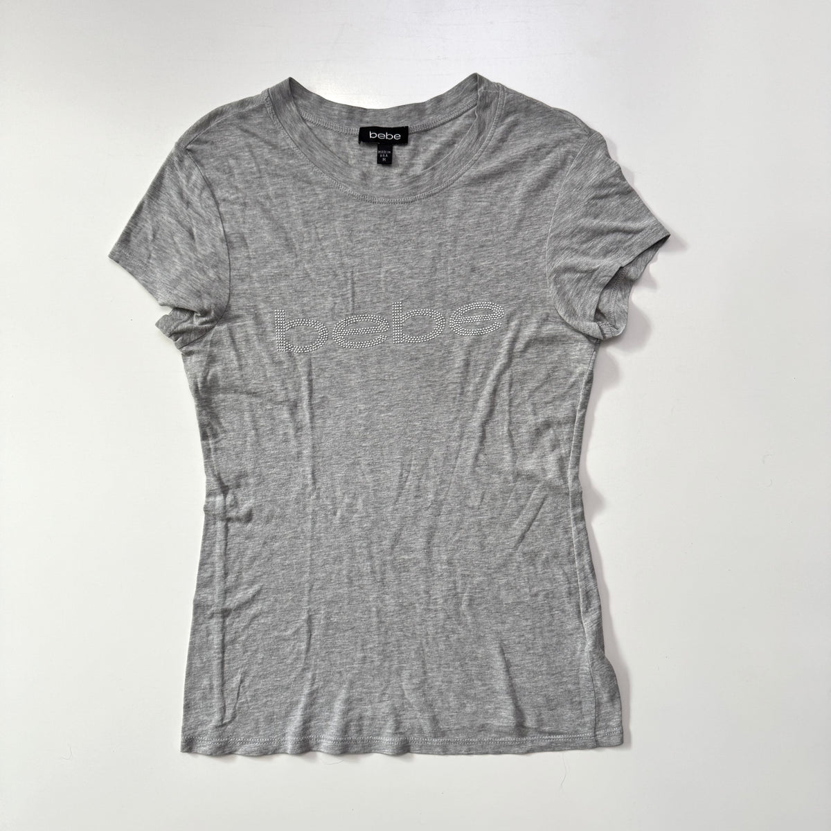 Bebe Grey Top